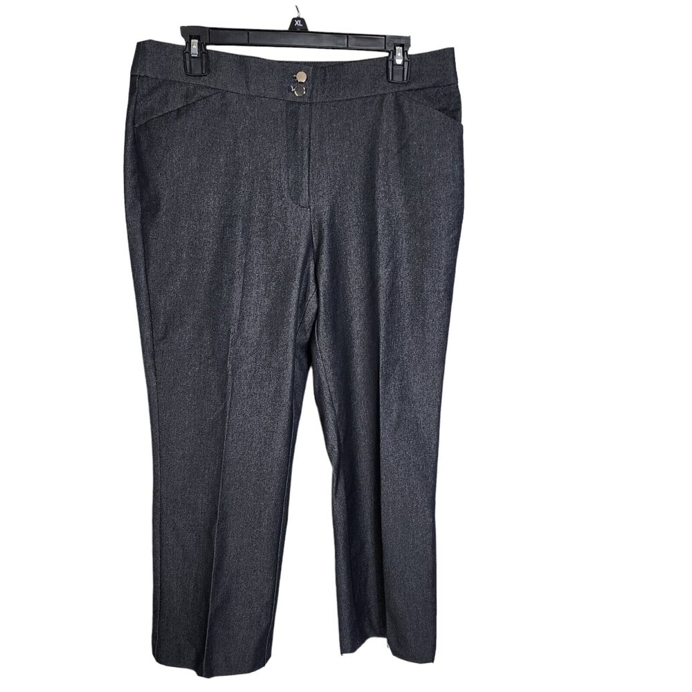 Chico's Womens Pants Size 1.5 US 10 Secret Stretch Straight Leg Crop 570250922